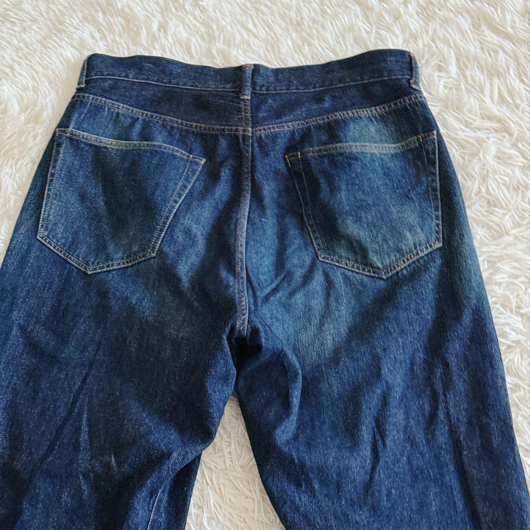 COMOLI デニム5Pパンツ ワイドシルエット 2サイズ メンズ インディゴ