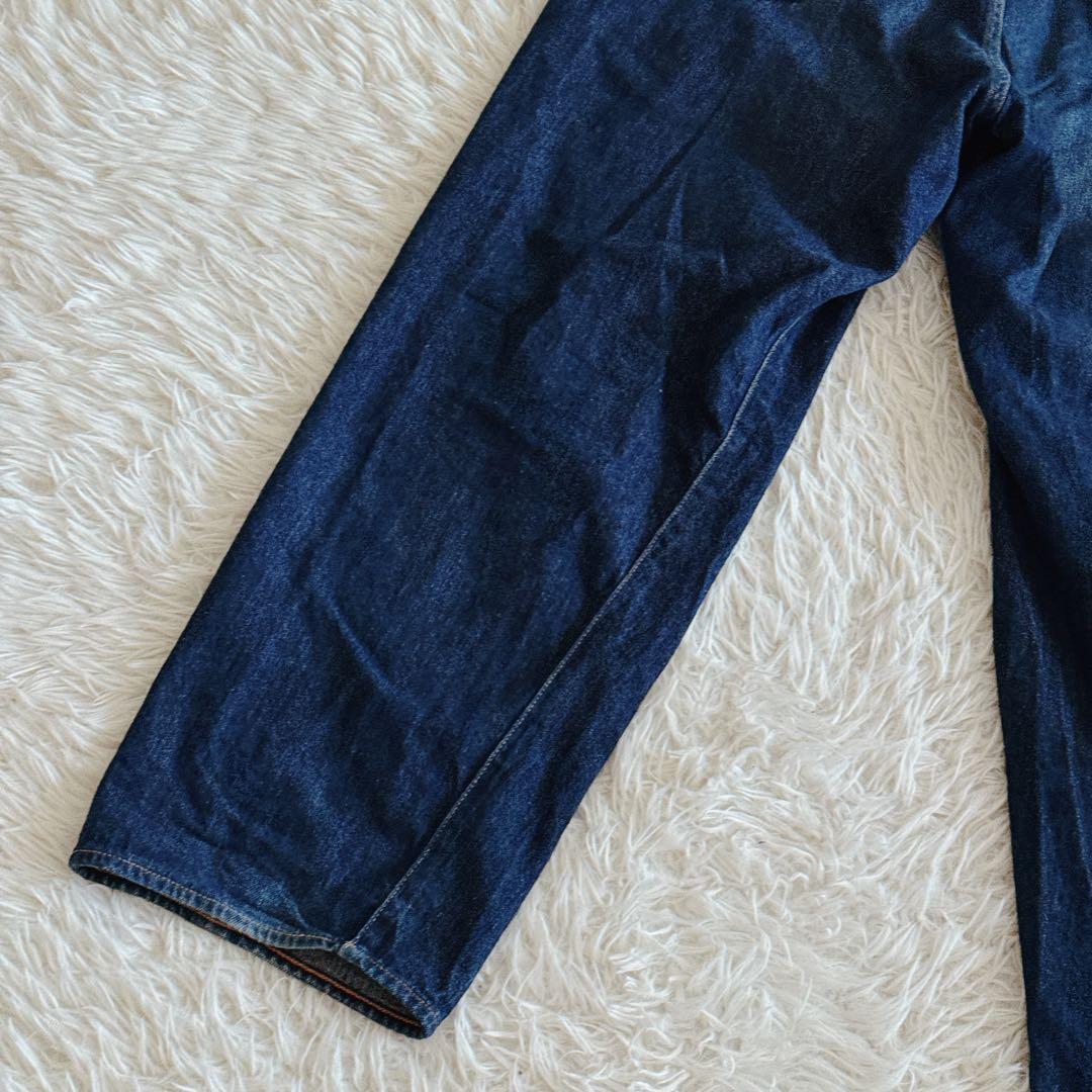 COMOLI デニム5Pパンツ ワイドシルエット 2サイズ メンズ インディゴ