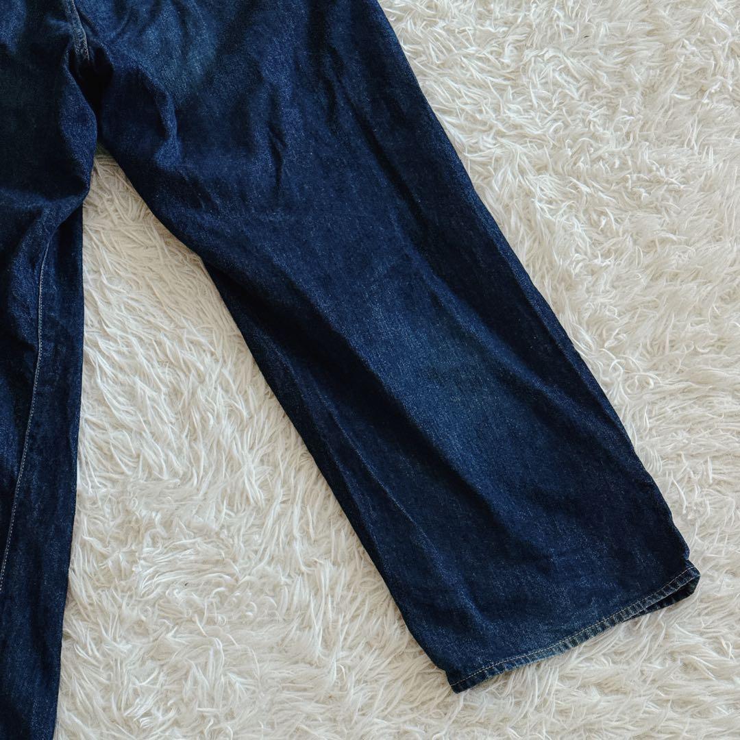 COMOLI デニム5Pパンツ ワイドシルエット 2サイズ メンズ インディゴ