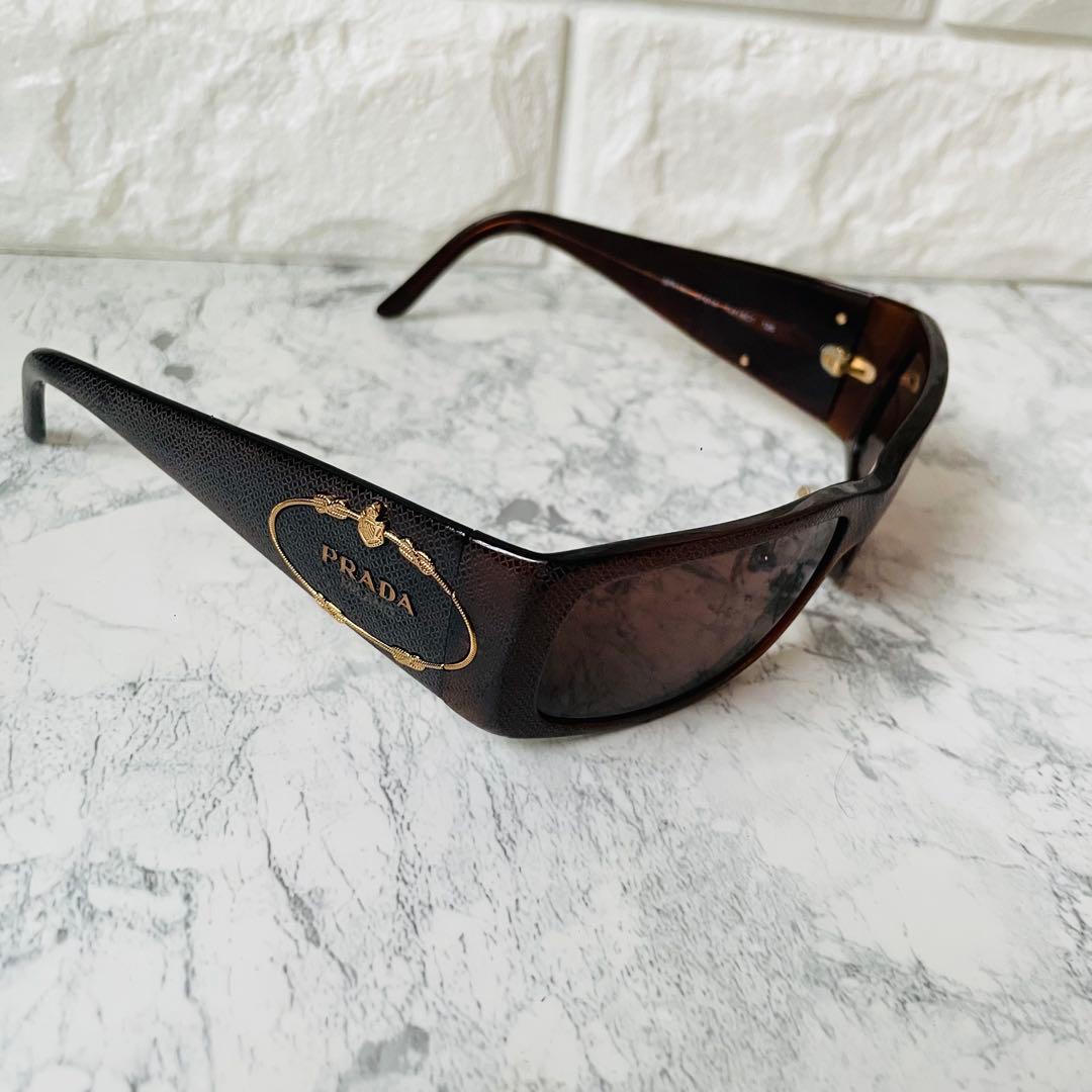 【美品】PRADA サングラス SPR11H 135 イタリア製