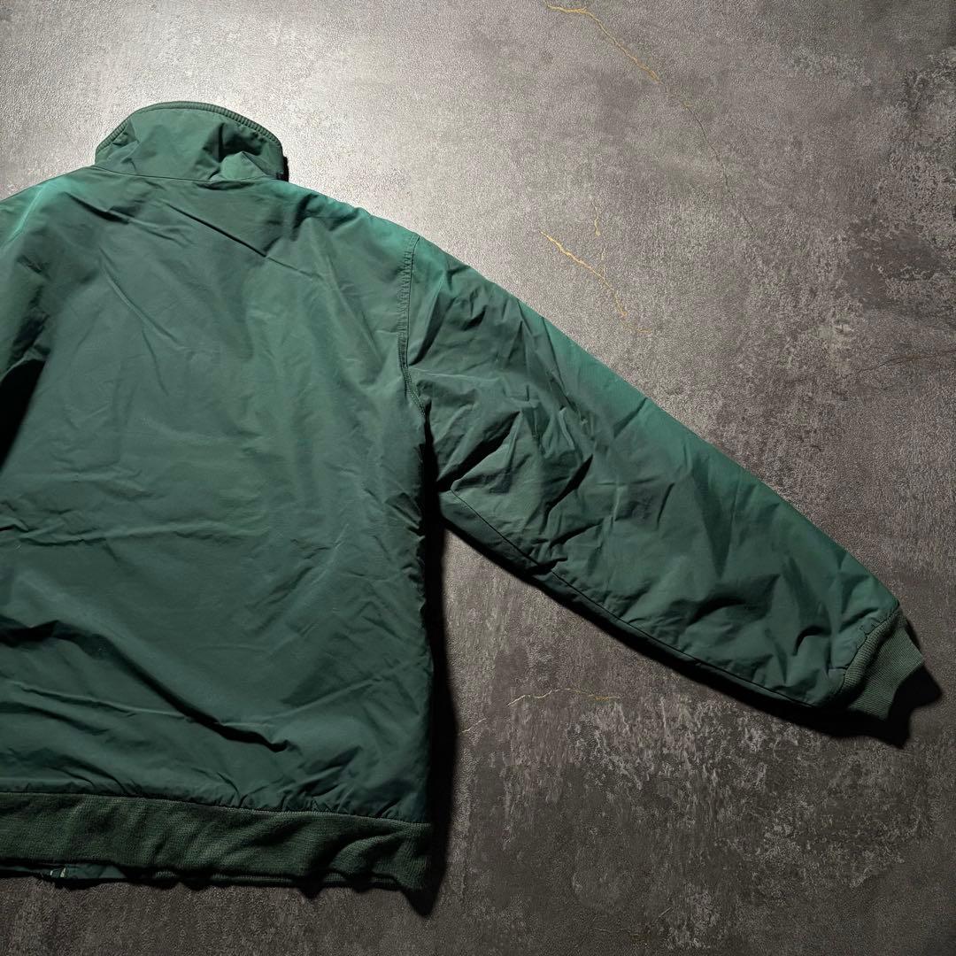 L.L.Bean エルエルビーンウォームアップジャケットグリーンフリース古着M