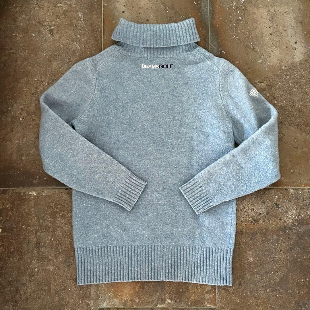 BEAMS GOLF ビームスゴルフ タートルネック ニット セーター ウール