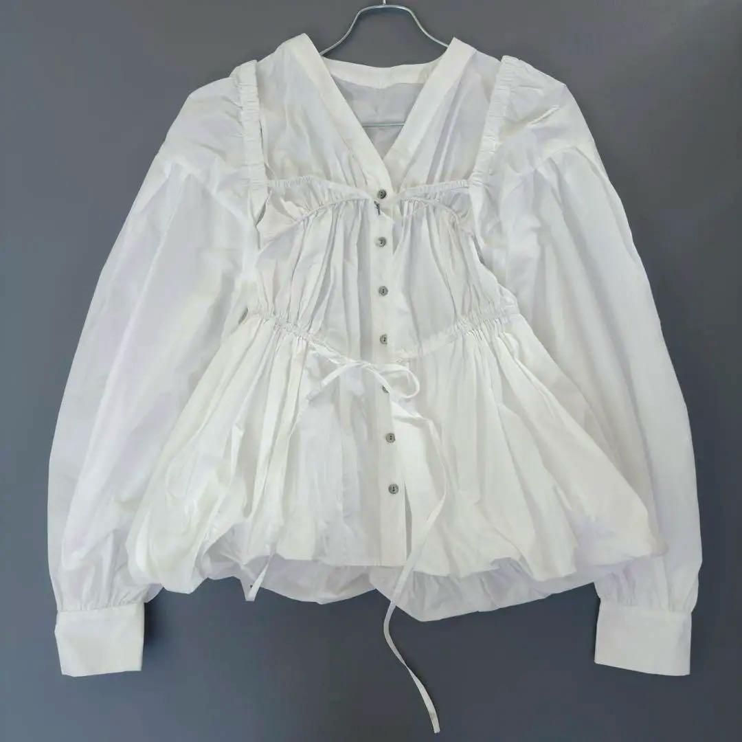 コロッケちゃん様　メゾンスペシャル　マルチウェイタフタブラウス