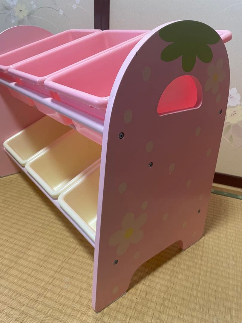 マザーガーデン 廃盤　希少　おもちゃ箱　ラック　棚