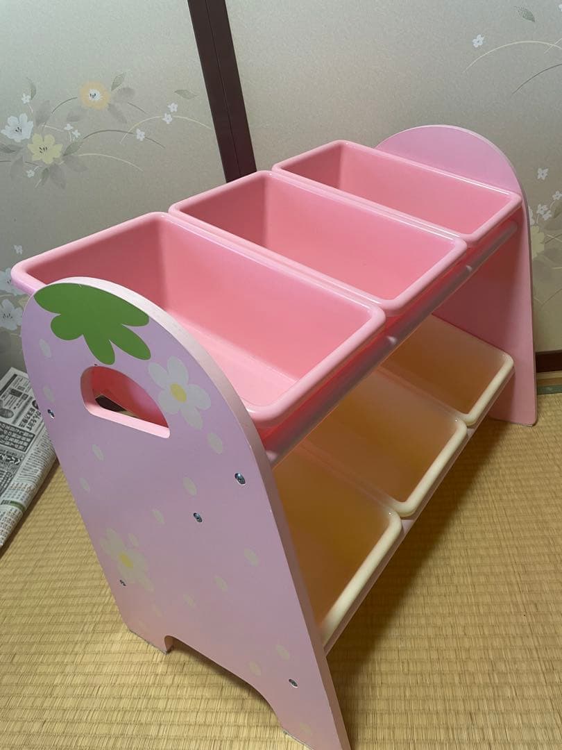 マザーガーデン 廃盤　希少　おもちゃ箱　ラック　棚