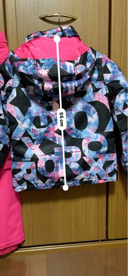 【美品】ROXY 子供用スキーウェア上下