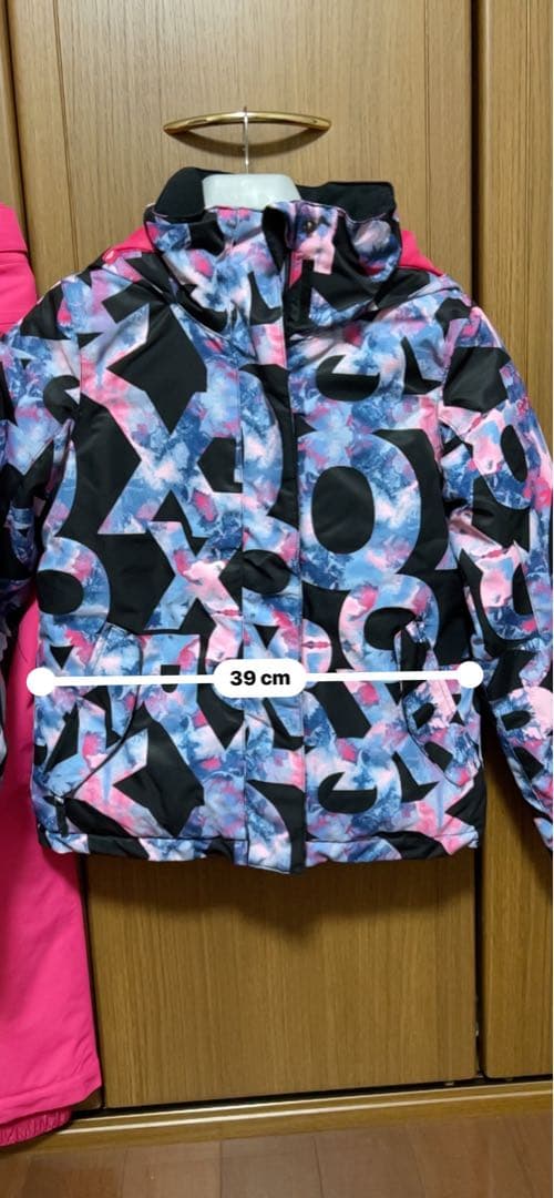 【美品】ROXY 子供用スキーウェア上下