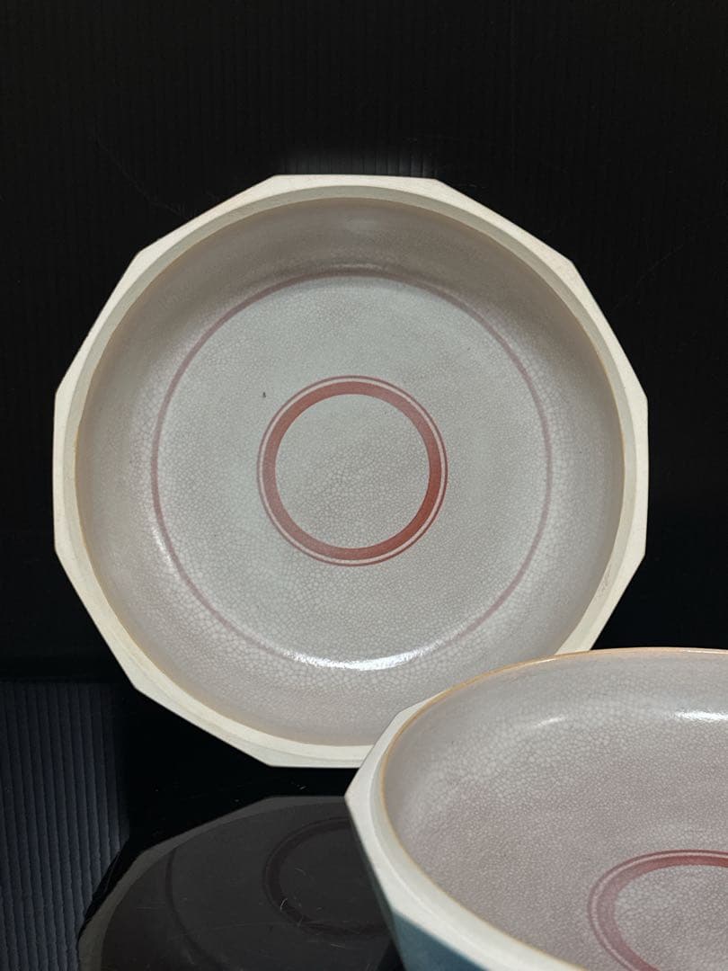 最上品 十二世 坂高麗左衛門 熊峰 萩焼 陶彩景 芒図 食籠 桐共箱付 未使用