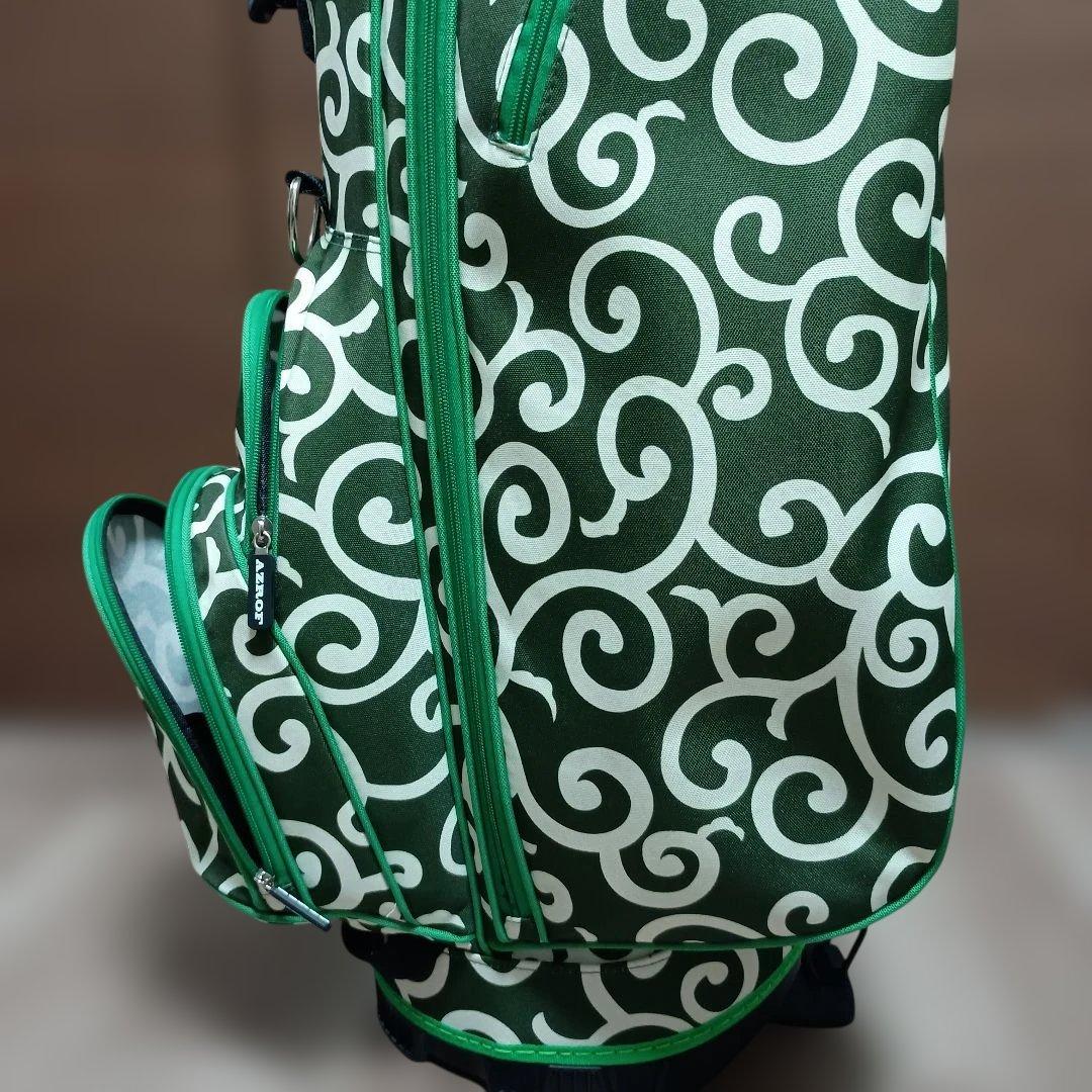 ふぁっく　AZROF アズロフ スタンド キャディバッグ 唐草模様