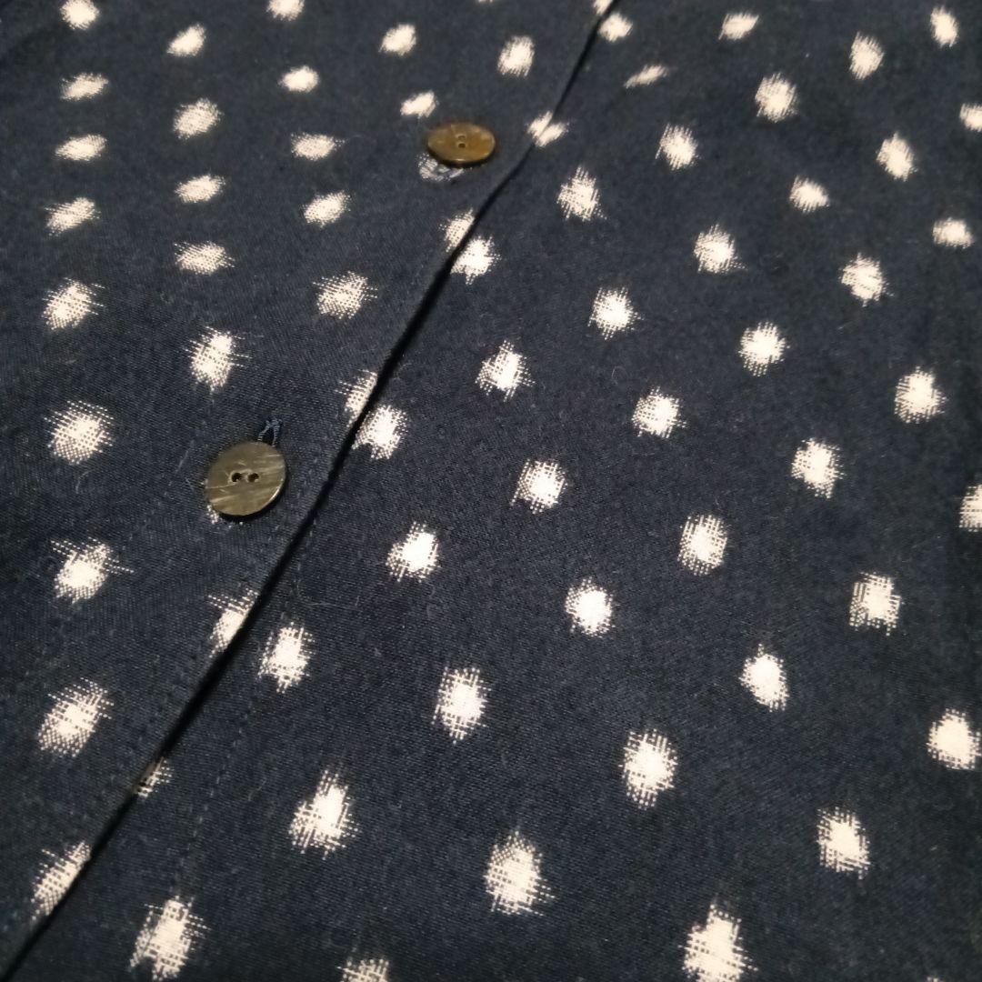 NORI様2点【綾小路Ｅ】日本製 綿100% シャツ 藍染め　京都 圓 絣