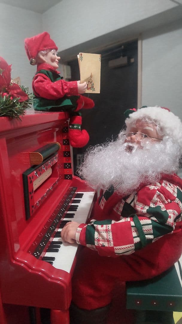 昭和レトロなサンタクロースのオブジェ