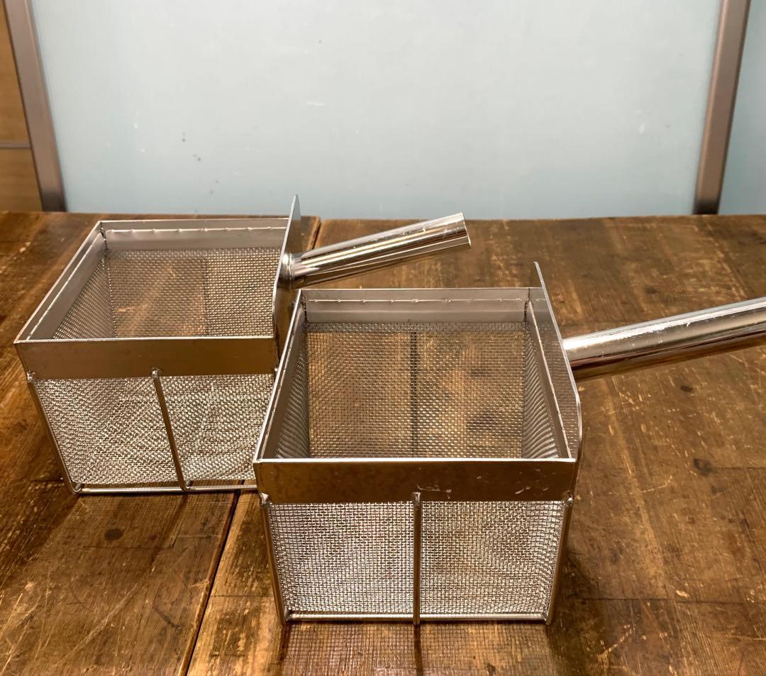 未使用品 業務用 ステンレス製 油切り 湯切り 3個セット 厨房