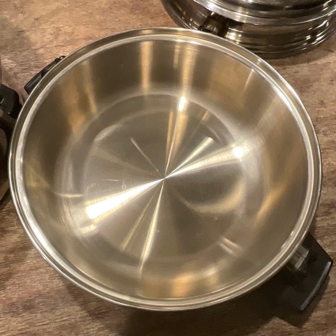 ロイヤルクイーン 6コート スチーマー 大 フライパン セット(IH対応)