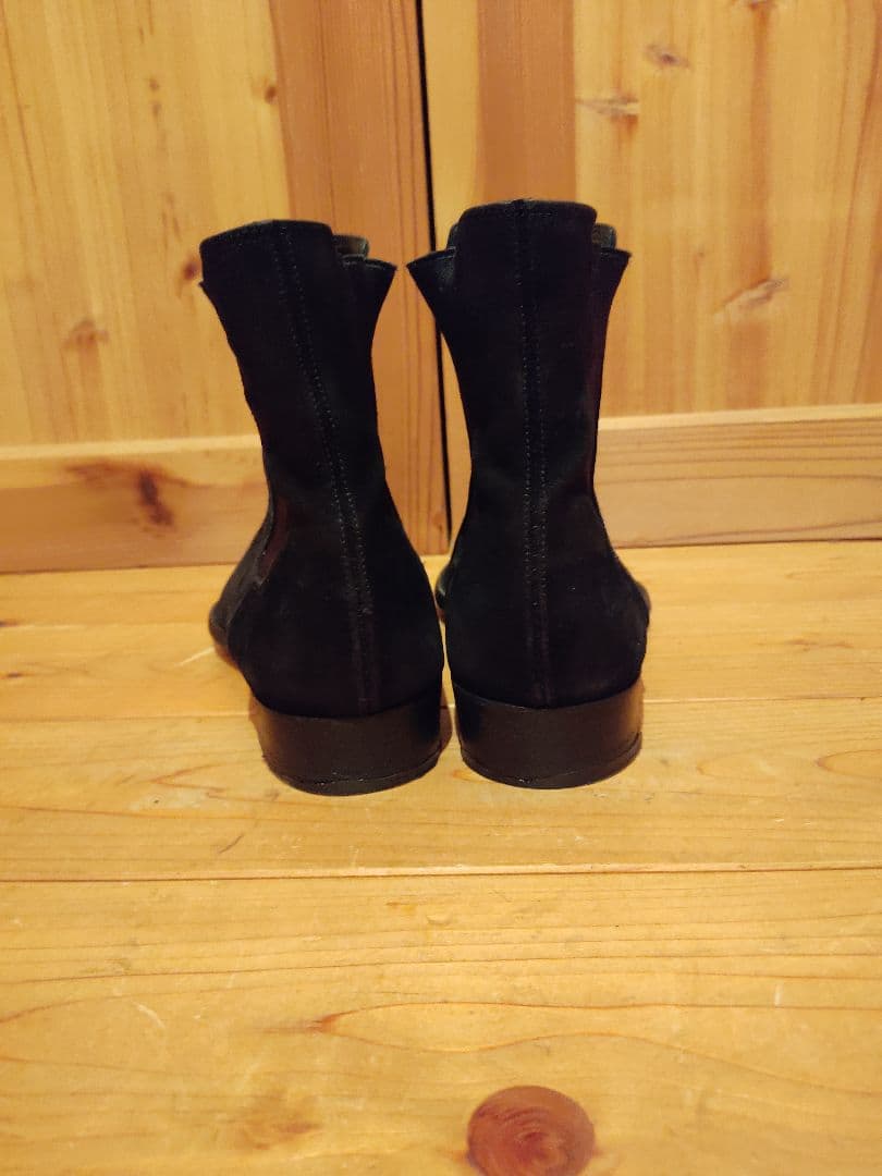 サンローランパリ　チェルシーブーツ　サイドゴアブーツ　スエード