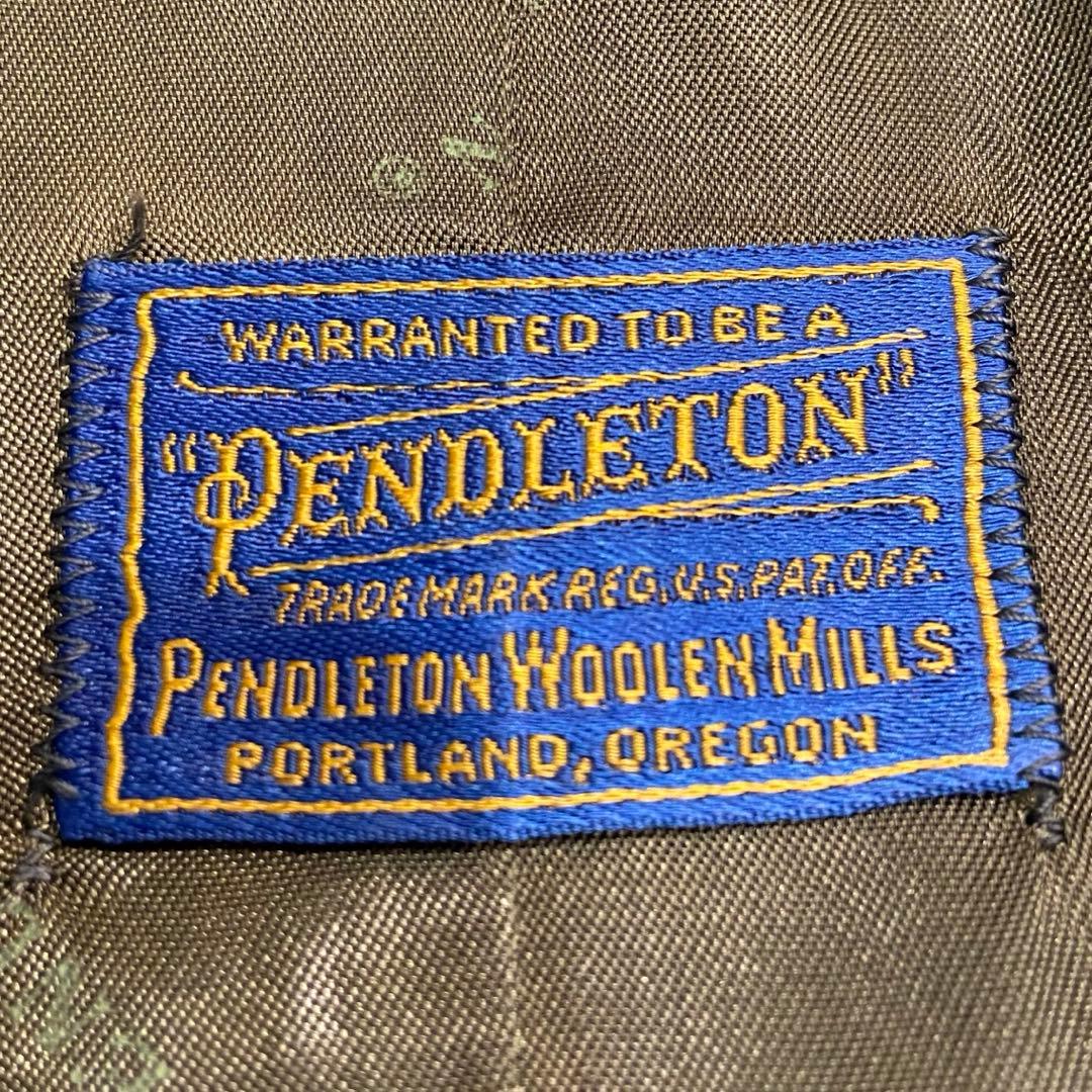 50s PENDLETON ペンドルトン ウール ベスト ワンサイズ