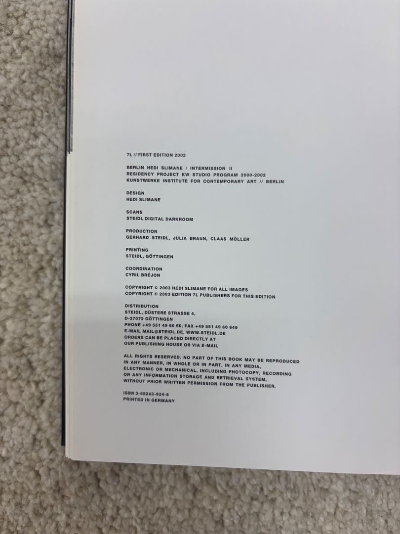 BERLIN HEDI SLIMANE 7L / エディ スリマン