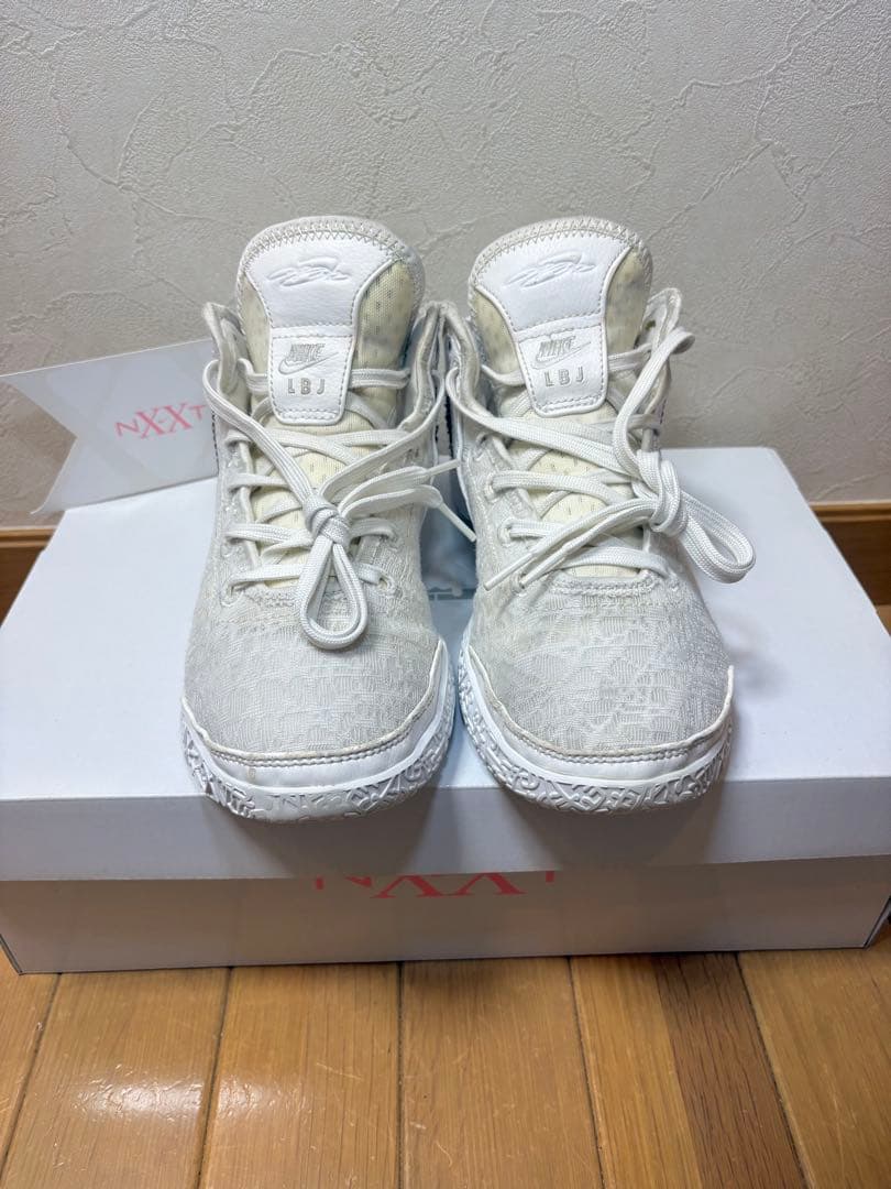 レブロン NXXT Gen AMPD EPホワイト バスケットシューズ