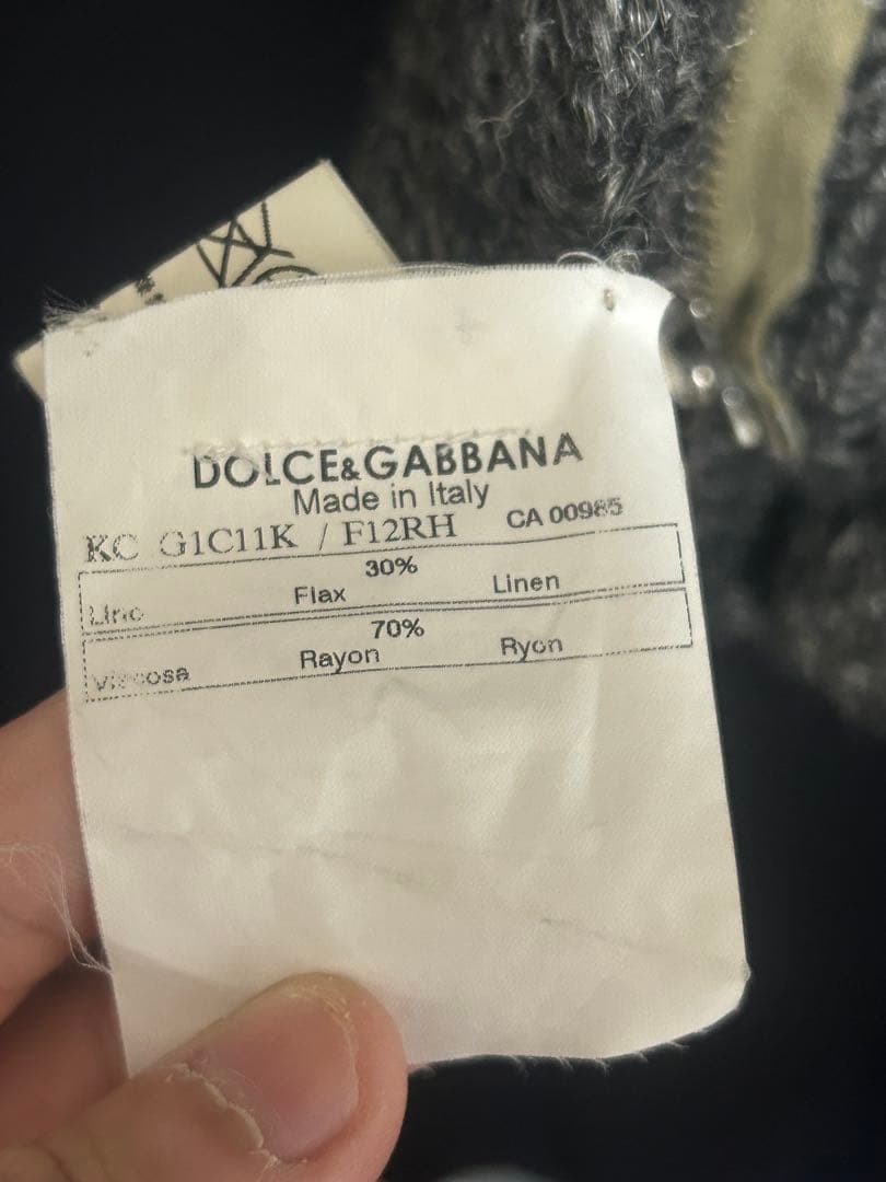 XL ドルチェ&ガッバーナ ペンキ ブルゾン ジップ