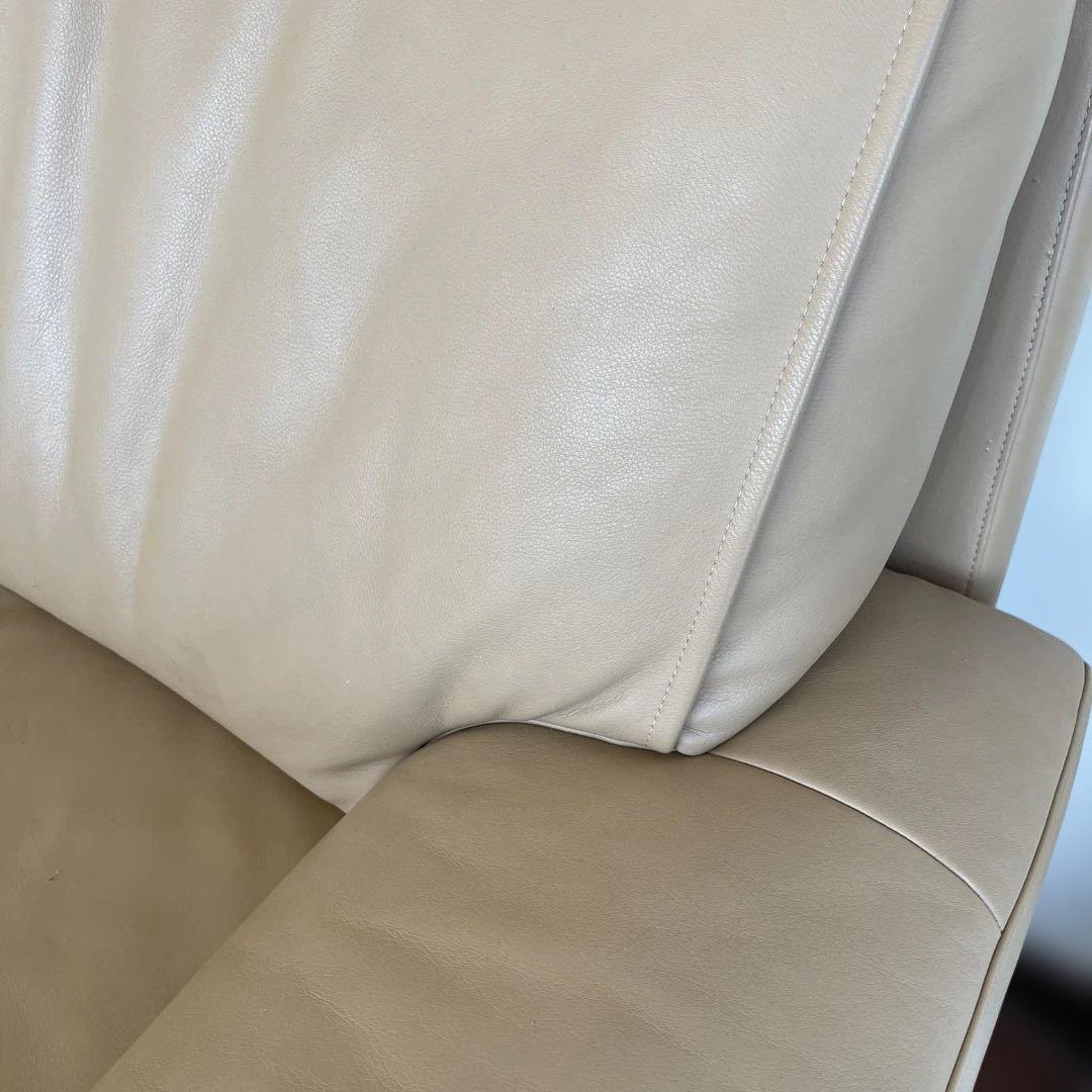 カリモク　ドマーニ　レザー 3人掛けソファ