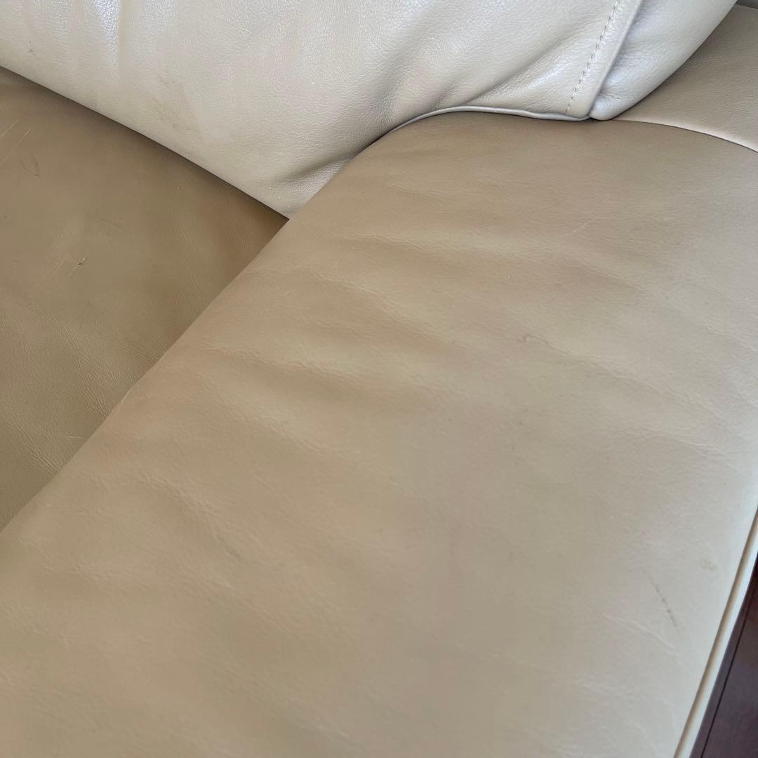 カリモク　ドマーニ　レザー 3人掛けソファ