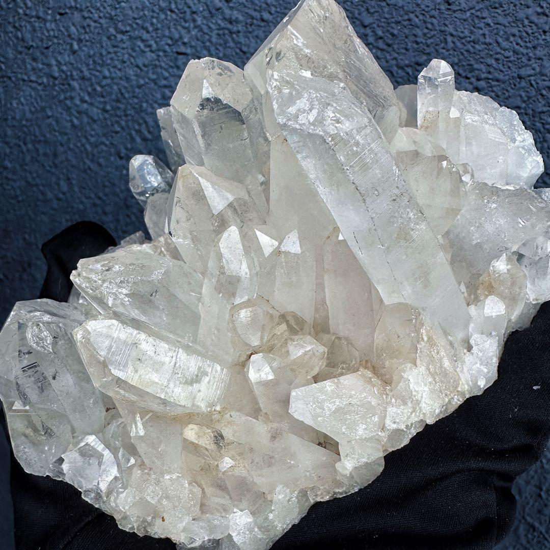 希少❗️高透明度❗虹入り☆超綺麗♡超強いパワー ヒマラヤ水晶 クラスターA1482