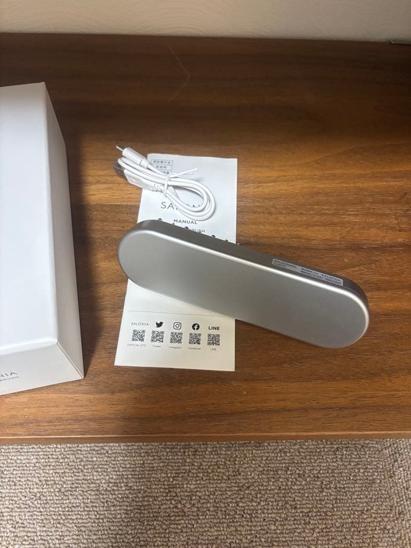 SALONIA 美顔器 シルバー 取扱説明書付き