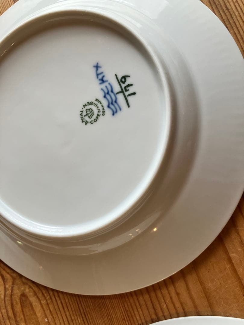 ロイヤルコペンハーゲン　ブルーフルーテッド　19デザートプレート×5