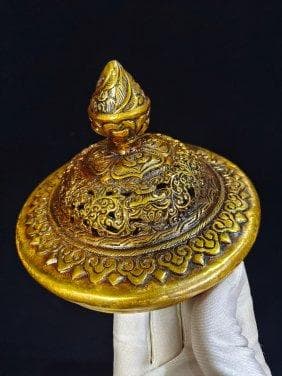 金銅経瓶「八宝瓶」仏教の八宝