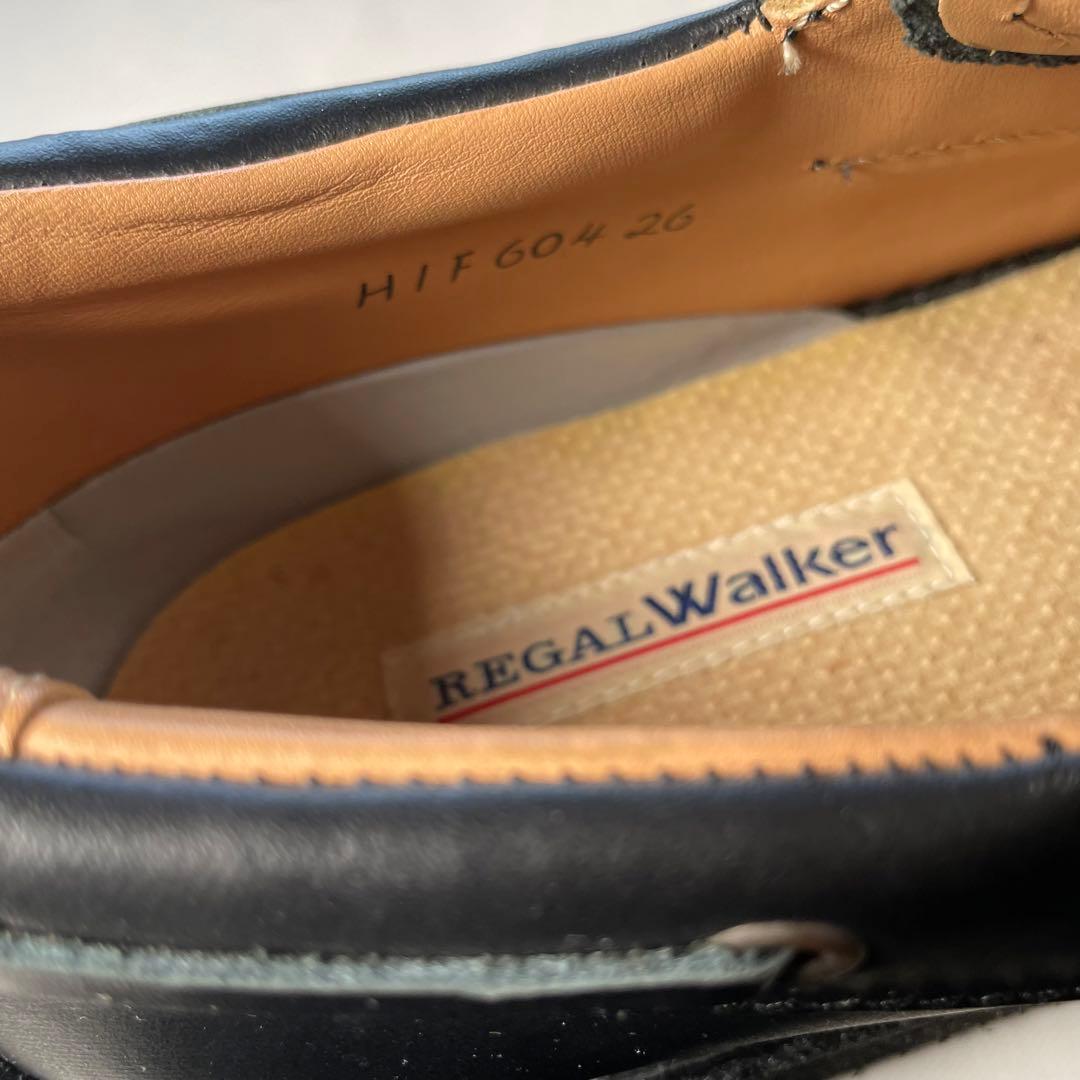 【美品】リーガル ウォーカー 革靴 デッキシューズ ビブラムソール　26cm相当