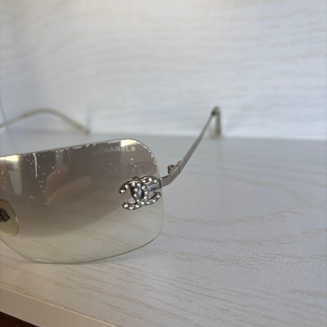 CHANEL サングラス　リムレス　4017-D ココマーク