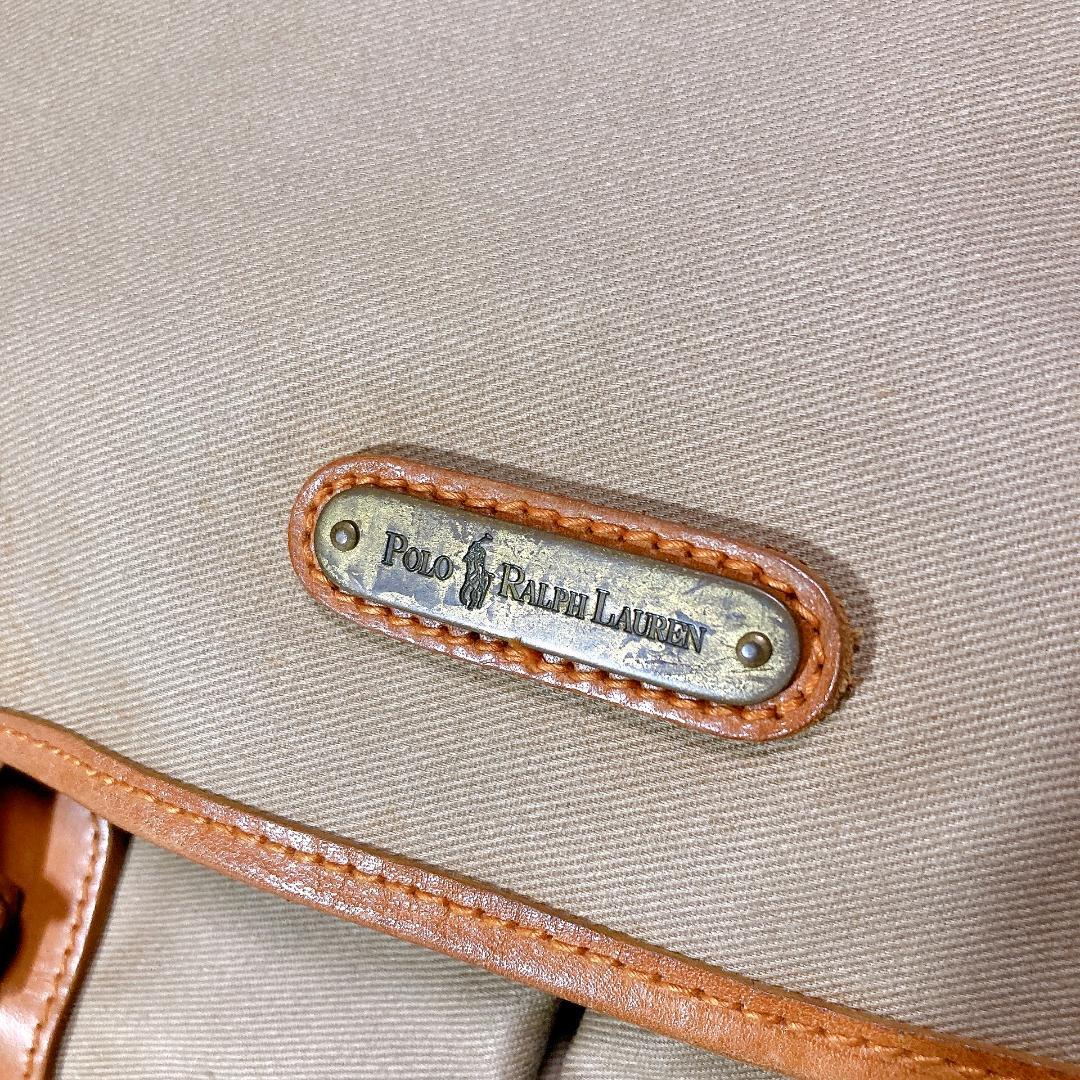 Polo Ralph Lauren ショルダーバッグ キャンバス サファリ