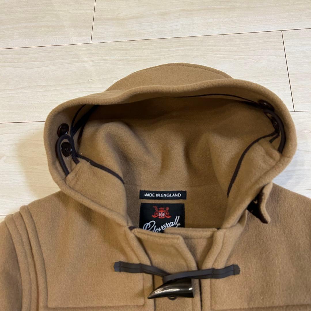 【極美品】ビームス別注 グローバーオール ダッフルコート キャメル 英国製 S