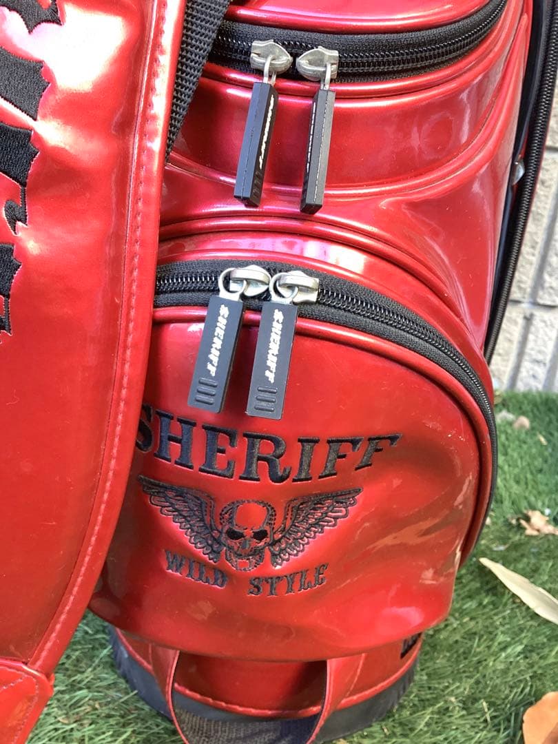 SHERIFF シェリフエナメルキャディバッグ