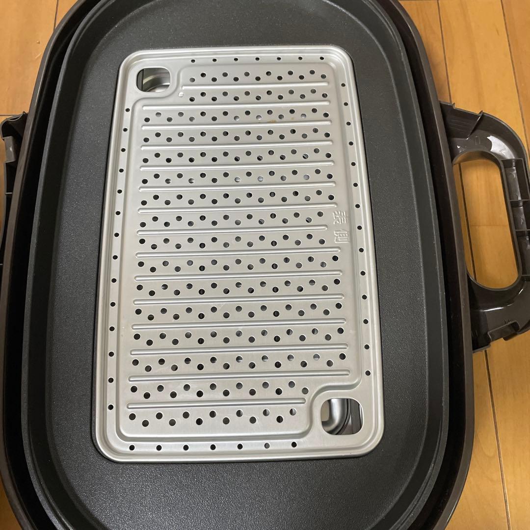 美品！ワイドホットプレートSANYOたこ焼き・焼肉・平面・蒸しHPS-SW4E2