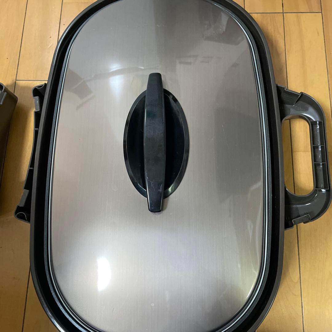 美品！ワイドホットプレートSANYOたこ焼き・焼肉・平面・蒸しHPS-SW4E2