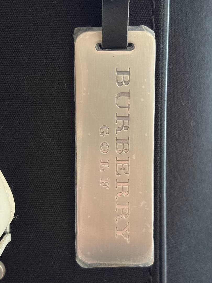土日限定値下！美品 BURBERRY バーバリーゴルフ ゴルフバッグ ブラック