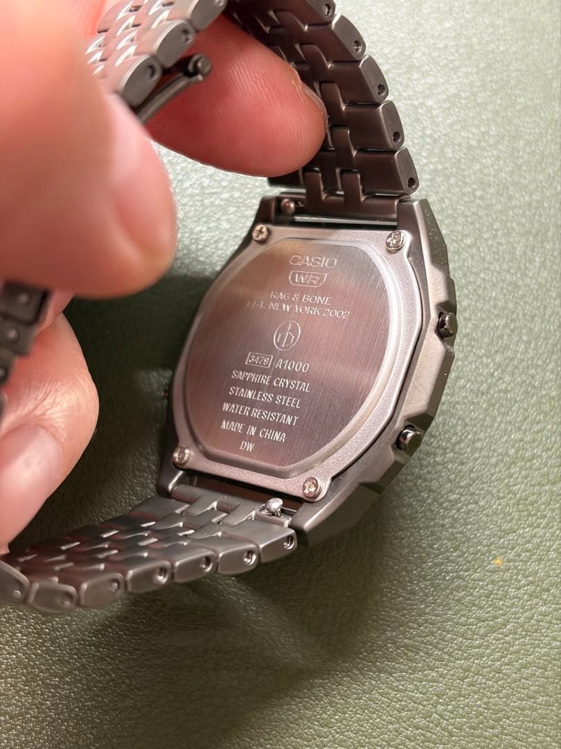 CASIO RAG & BONE A1000RCG-8BJR ラグ&ボーン