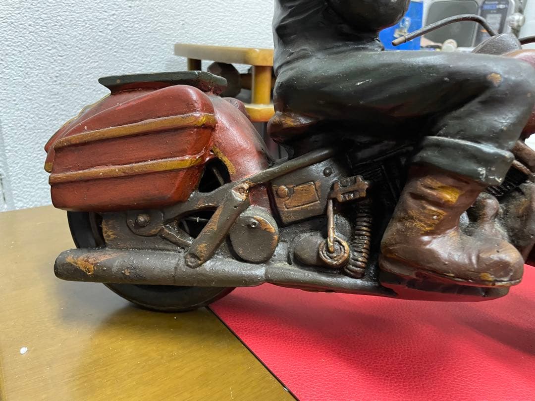 アメリカンビンテージバイク　置き物