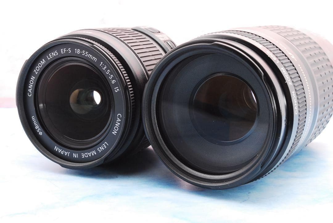 Canon Kiss X7☆一眼レフカメラ☆S数少☆豪華Wレンズ☆軽量＆小型