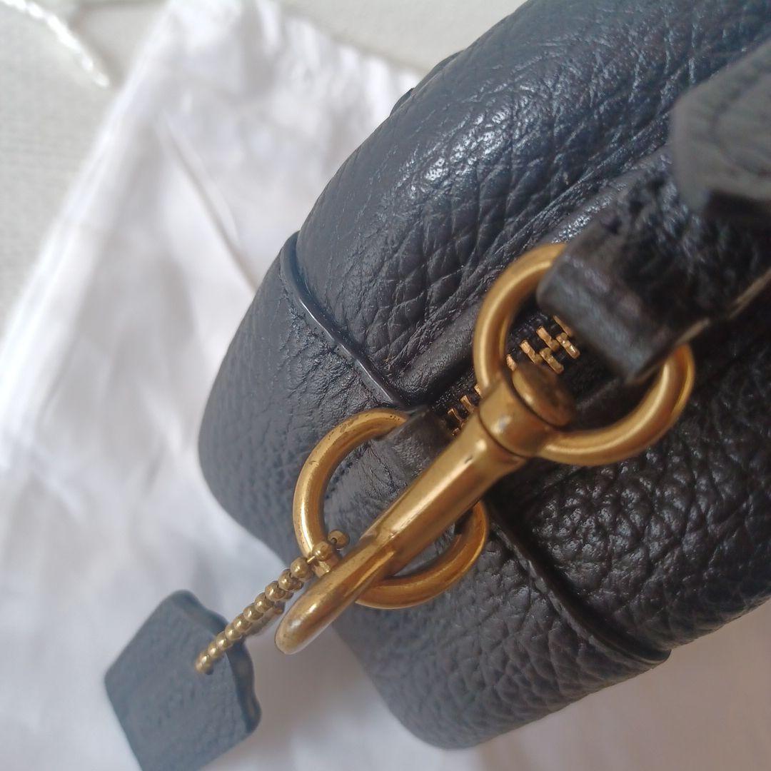 COACH コーチ　カメラバッグ　ターンロック　ブラック　ショルダーバッグ