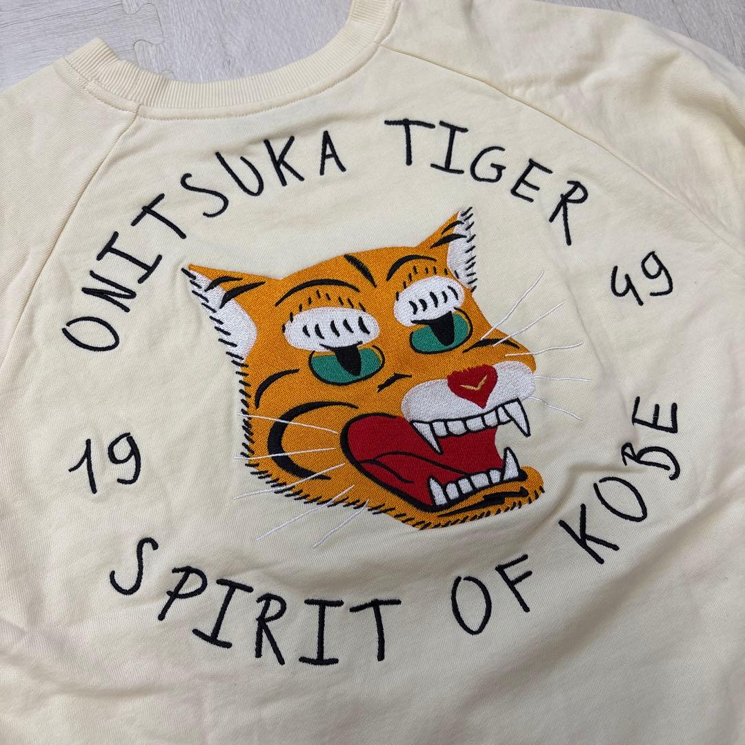 最終お値下げ❗️早い者勝ち❗️オニツカタイガー 刺繍 トレーナー Sサイズ