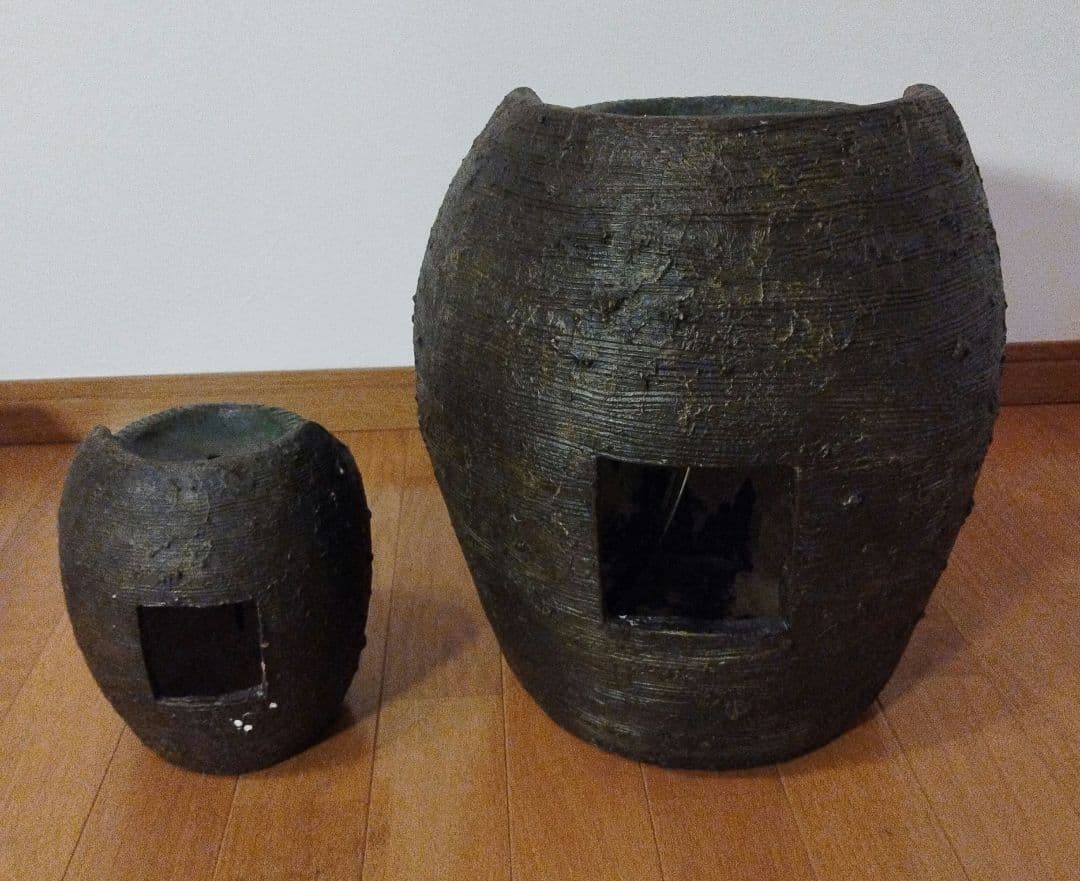 新品未使用品 湧き水つくばい 2点セット TS3392 M/L