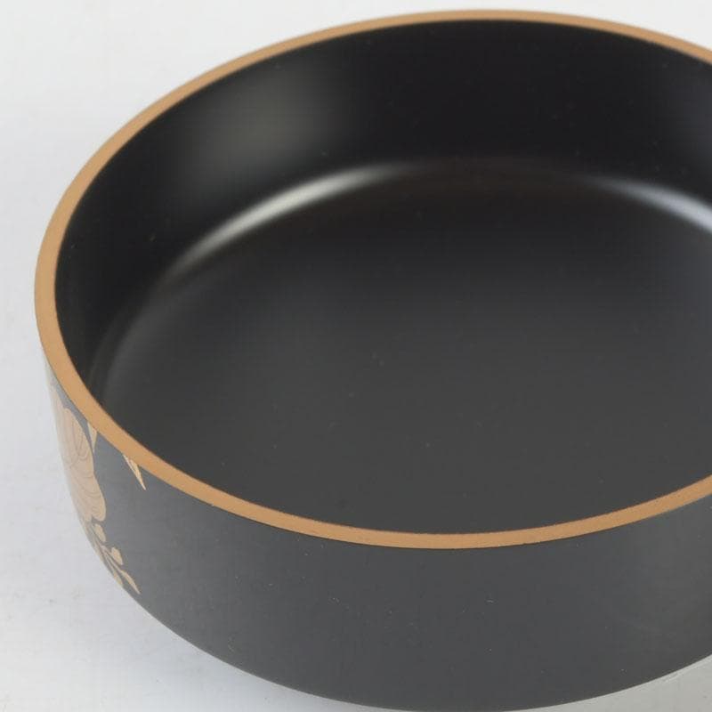 tkfm2002坂下雄峰作　惺斉好写　桐竹蒔絵　大雪吹　共箱　V　9621