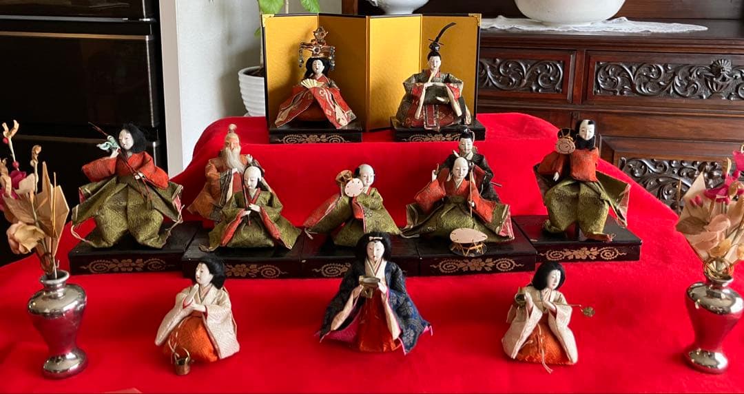 松時代物お雛様