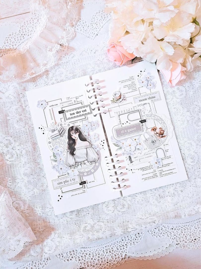 コラージュ素材　紙もの　素材紙　【2548】