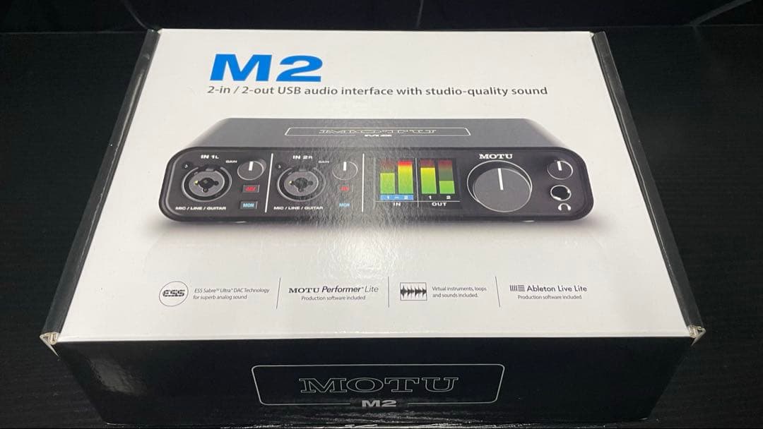 【美品】MOTU M2 オーディオインターフェース