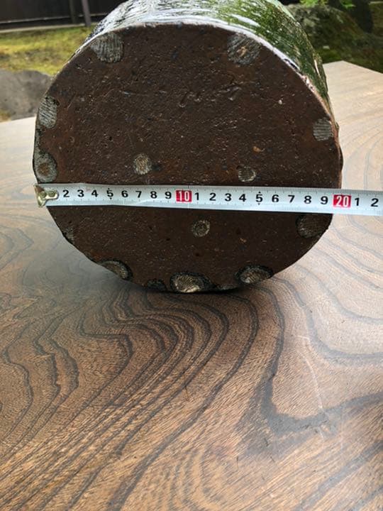 田中佐次郎　朝鮮唐津　水指　茶道具② k