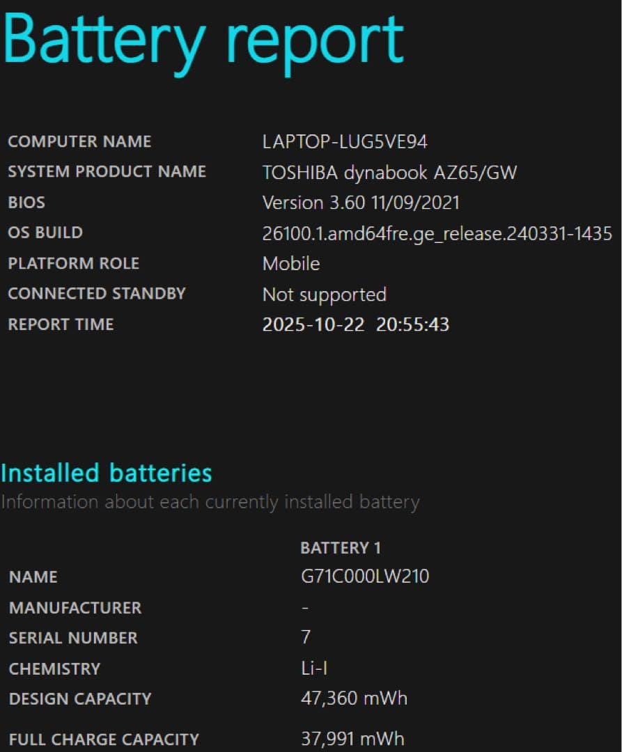 東芝 dynabook AZ65/GW i7-8550U SSD 2TB 32G