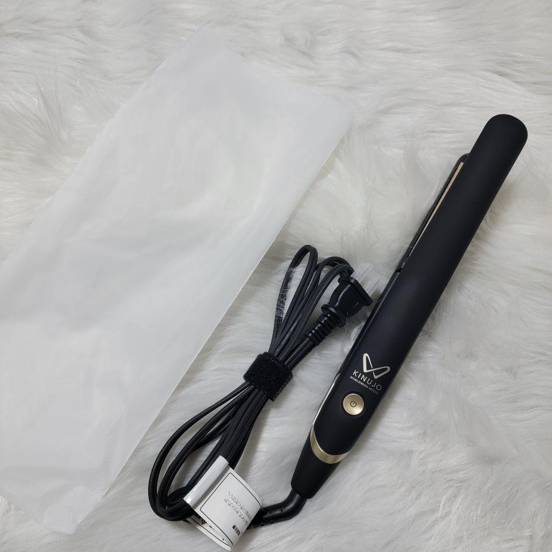 絹女 KINUJO ストレートヘアアイロンブラック DS100 海外対応