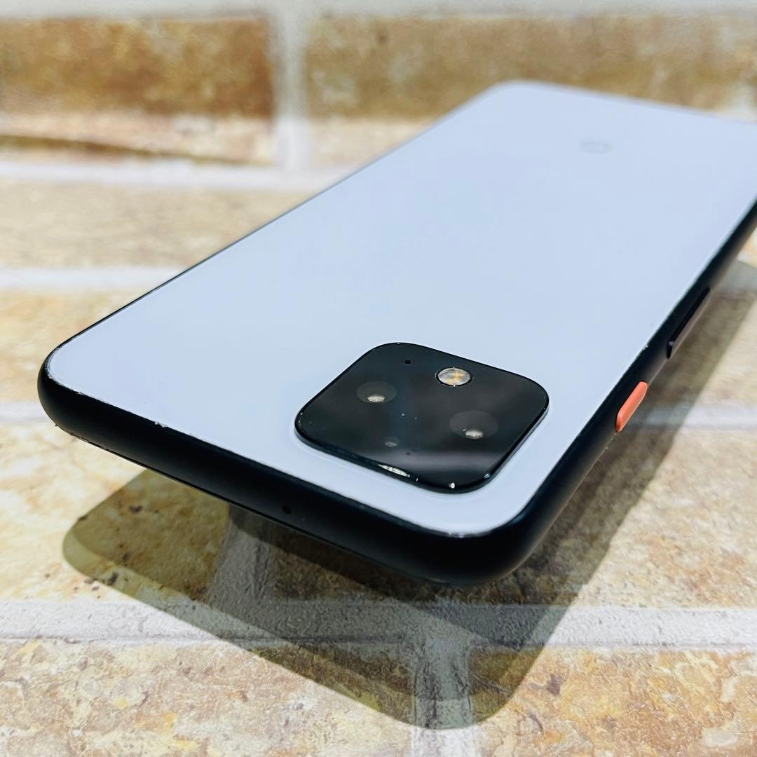 SIMフリー Google Pixel4 128GB クリアホワイト 電池良好